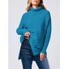 image:imageANRABESS Womens Turtleneck Oversized Sweaters Fall OutfitsLake