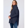 image:imageANRABESS Womens Turtleneck Oversized Sweaters Fall OutfitsNavy Blue