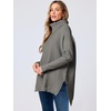 image:imageANRABESS Womens Turtleneck Oversized Sweaters Fall OutfitsOlive