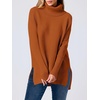 image:imageANRABESS Womens Turtleneck Oversized Sweaters Fall OutfitsOrange Rust