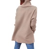 image:imageANRABESS Womens Turtleneck Oversized Sweaters Fall OutfitsPeach Brown Khaki