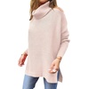 image:imageANRABESS Womens Turtleneck Oversized Sweaters Fall OutfitsPink