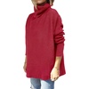 image:imageANRABESS Womens Turtleneck Oversized Sweaters Fall OutfitsRed
