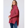 image:imageANRABESS Womens Turtleneck Oversized Sweaters Fall OutfitsRed
