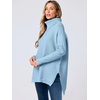 image:imageANRABESS Womens Turtleneck Oversized Sweaters Fall OutfitsSky