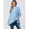 image:imageANRABESS Womens Turtleneck Oversized Sweaters Fall OutfitsSky
