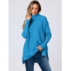 image:imageANRABESS Womens Turtleneck Oversized Sweaters Fall OutfitsSky Blue