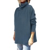image:imageANRABESS Womens Turtleneck Oversized Sweaters Fall OutfitsTeal