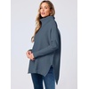 image:imageANRABESS Womens Turtleneck Oversized Sweaters Fall OutfitsTeal