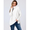 image:imageANRABESS Womens Turtleneck Oversized Sweaters Fall OutfitsWhite