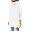 image:imageANRABESS Womens Turtleneck Oversized Sweaters Fall OutfitsWhite