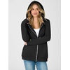 image:imageANRABESS Womens Zip Up Hoodie Long Sleeve Hooded Sweatshirts FallBlack