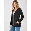 image:imageANRABESS Womens Zip Up Hoodie Long Sleeve Hooded Sweatshirts FallBlack