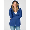image:imageANRABESS Womens Zip Up Hoodie Long Sleeve Hooded Sweatshirts FallRoyal Blue