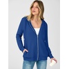 image:imageANRABESS Womens Zip Up Hoodie Long Sleeve Hooded Sweatshirts FallRoyal Blue