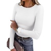 image:imageANRABESS Long Sleeve Shirts for Women Fleece Thermal TopsWhite