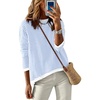 image:imageANRABESS Sweaters for Women Striped Top Long Sleeve Shirts Fall OutfitsWhite Blue