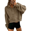 image:imageANRABESS Sweatshirt for Women Oversized Cropped Fall OutfitsBrown