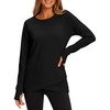 image:imageANRABESS Tunic Tops Crewneck Sweatshirts for WomenBlack