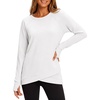 image:imageANRABESS Tunic Tops Crewneck Sweatshirts for WomenWhite