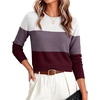 image:imageANRABESS Womens Fall Cropped Lightweight SweatersWhitecoffeered