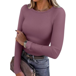 image:imageANRABESS Long Sleeve Shirts for Women Fleece Thermal TopsMauve