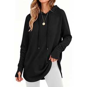 image:imageANRABESS Womens Hoodies Long Sleeve Loose Fit Tunic TopsBlack