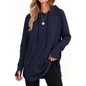 image:imageANRABESS Womens Hoodies Long Sleeve Loose Fit Tunic TopsNavy Blue