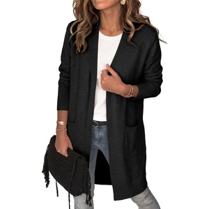 image:imageANRABESS Womens Lightweight Long Cardigan Sweaters 2026 Fall OutfitsBlack
