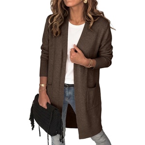 image:imageANRABESS Womens Lightweight Long Cardigan Sweaters 2026 Fall OutfitsBrown