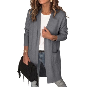 image:imageANRABESS Womens Lightweight Long Cardigan Sweaters 2026 Fall OutfitsDark Grey