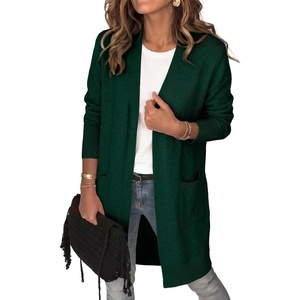 image:imageANRABESS Womens Lightweight Long Cardigan Sweaters 2026 Fall OutfitsForest Green