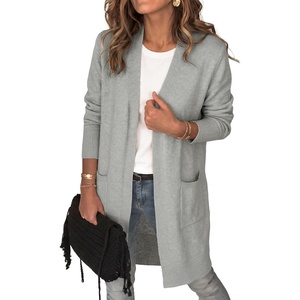 image:imageANRABESS Womens Lightweight Long Cardigan Sweaters 2026 Fall OutfitsGrey