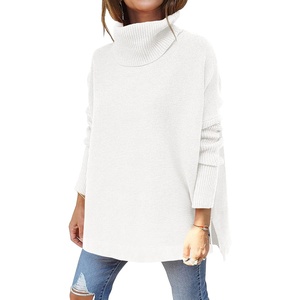 image:imageANRABESS Womens Turtleneck Oversized Sweaters Fall OutfitsWhite