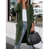 image:imageANRABESS Cardigan Sweater for Womens 2026 Fall Oversized with PocketsArmy Green