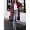 image:imageANRABESS Cardigan Sweater for Womens 2026 Fall Oversized with PocketsBurgundy