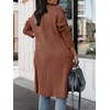 image:imageANRABESS Cardigan Sweater for Womens 2026 Fall Oversized with PocketsCoffee
