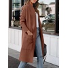 image:imageANRABESS Cardigan Sweater for Womens 2026 Fall Oversized with PocketsCoffee