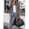 image:imageANRABESS Cardigan Sweater for Womens 2026 Fall Oversized with PocketsDark Gray