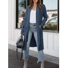 image:imageANRABESS Cardigan Sweater for Womens 2026 Fall Oversized with PocketsDeep Blue