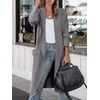 image:imageANRABESS Cardigan Sweater for Womens 2026 Fall Oversized with PocketsGray