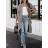 image:imageANRABESS Cardigan Sweater for Womens 2026 Fall Oversized with PocketsGrey Khaki
