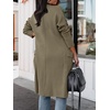 image:imageANRABESS Cardigan Sweater for Womens 2026 Fall Oversized with PocketsKhaki Brown