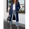 image:imageANRABESS Cardigan Sweater for Womens 2026 Fall Oversized with PocketsNavy Blue