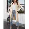 image:imageANRABESS Cardigan Sweater for Womens 2026 Fall Oversized with PocketsParchment