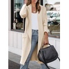 image:imageANRABESS Cardigan Sweater for Womens 2026 Fall Oversized with PocketsParchment