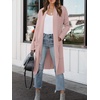 image:imageANRABESS Cardigan Sweater for Womens 2026 Fall Oversized with PocketsPink