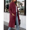 image:imageANRABESS Cardigan Sweater for Womens 2026 Fall Oversized with PocketsWine Red
