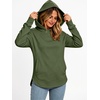 image:imageANRABESS Womens Fashion Hoodie with PocketsArmy Green