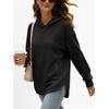 image:imageANRABESS Womens Fashion Hoodie with PocketsBlack